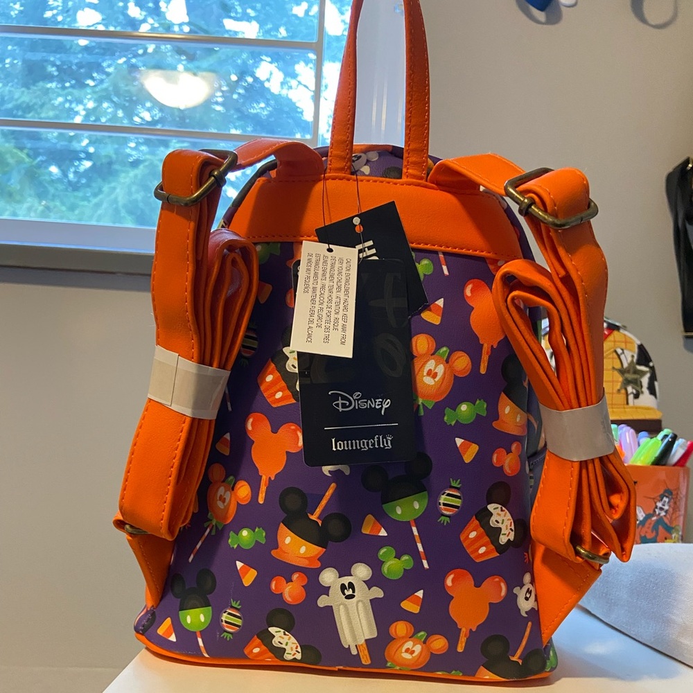 Brandnew hottopic disney mickey candy halloween loungefly backpack